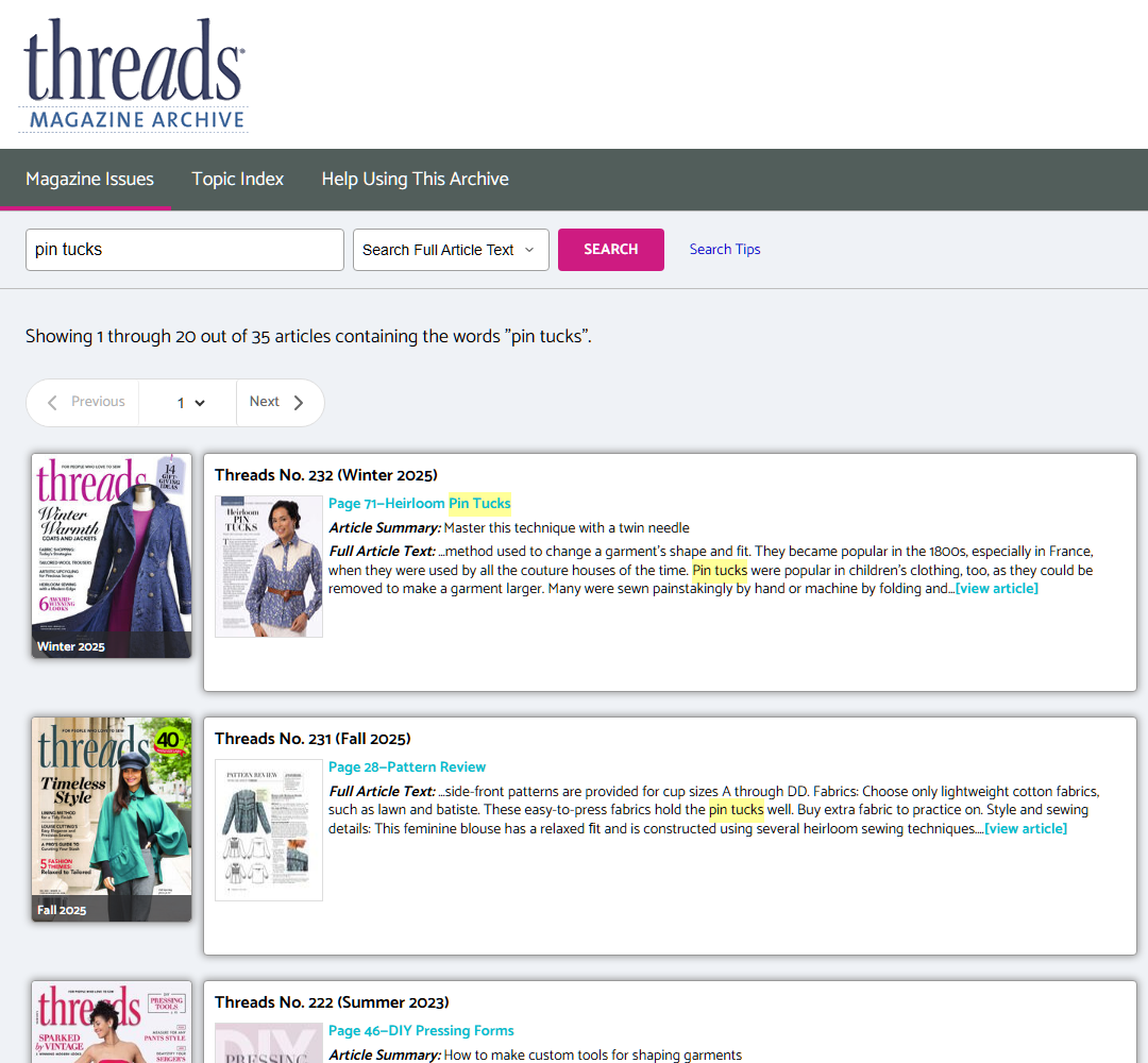 2025 Threads Archive (Downloadable Version)