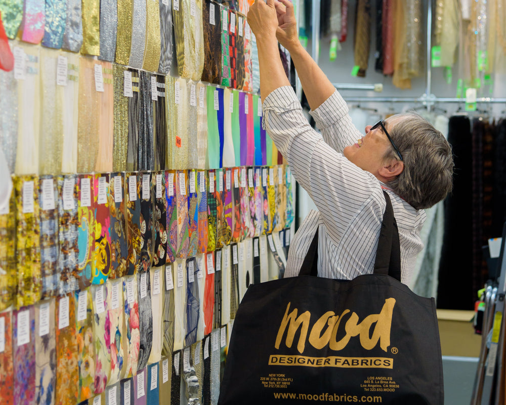 Fabric shopping in New York's City's Garment District. Photos: Mike Yamin.